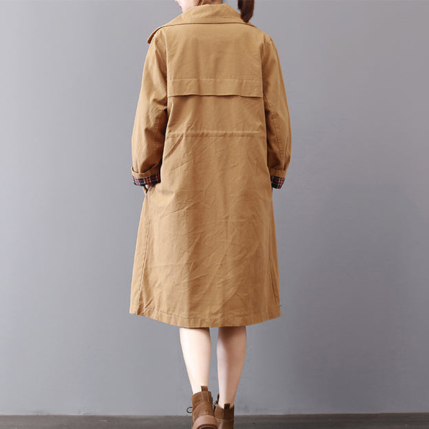 WW | khaki Mäntel große Größen Reverskragen Outwear vintage Wildmantel