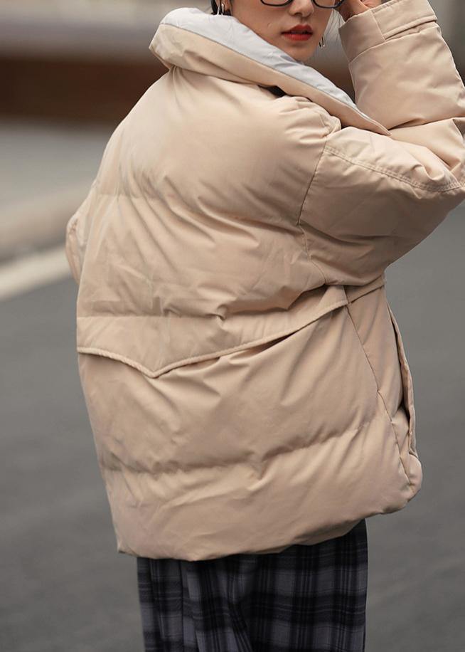 WW | Plus-Size-Bekleidung Jacken nude Stehkragen Patchwork-Outwear
