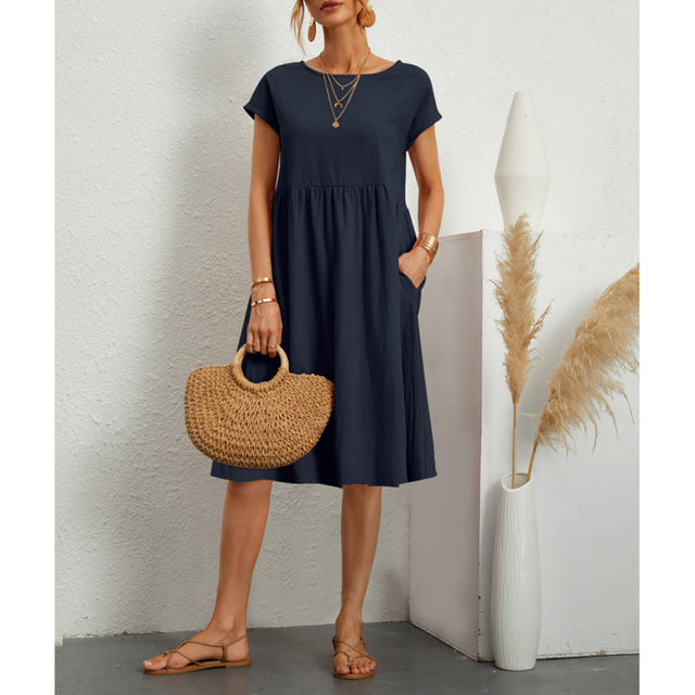 WW | Kleid Lässiges lockeres Sommerkleid für jede Gelegenheit