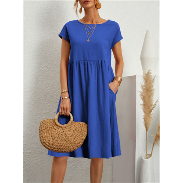 WW | Kleid Lässiges lockeres Sommerkleid für jede Gelegenheit