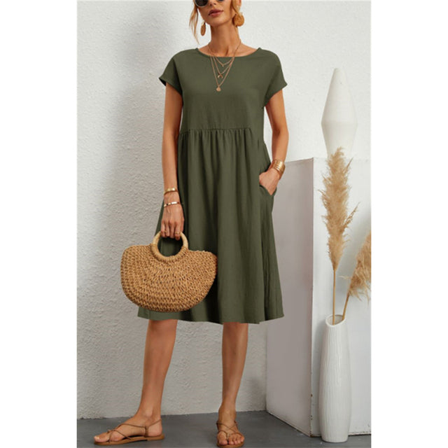 WW | Kleid Lässiges lockeres Sommerkleid für jede Gelegenheit