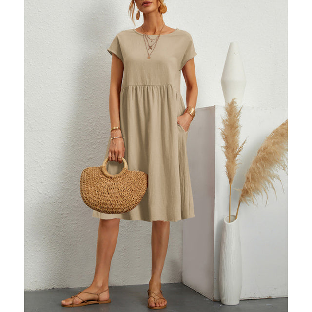 WW | Kleid Lässiges lockeres Sommerkleid für jede Gelegenheit