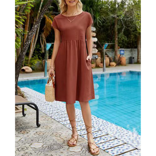 WW | Kleid Lässiges lockeres Sommerkleid für jede Gelegenheit