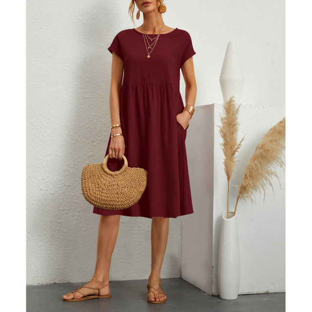 WW | Kleid Lässiges lockeres Sommerkleid für jede Gelegenheit