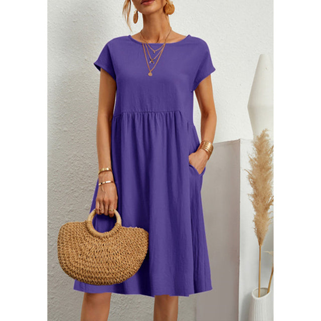 WW | Kleid Lässiges lockeres Sommerkleid für jede Gelegenheit