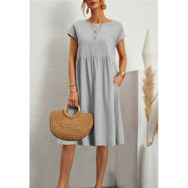WW | Kleid Lässiges lockeres Sommerkleid für jede Gelegenheit