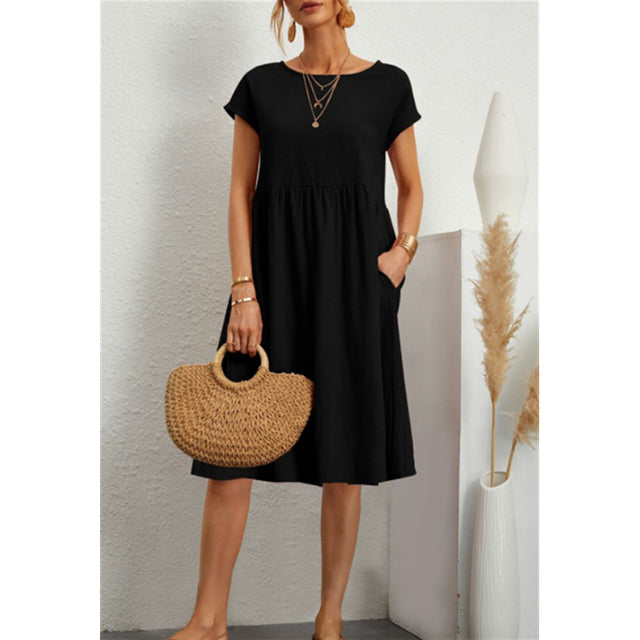 WW | Kleid Lässiges lockeres Sommerkleid für jede Gelegenheit