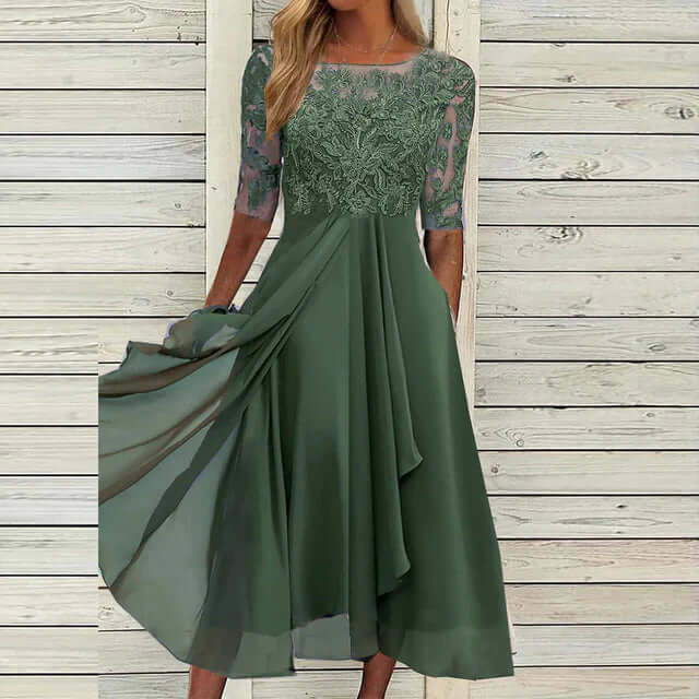 WW | Dunkelblaues Partykleid