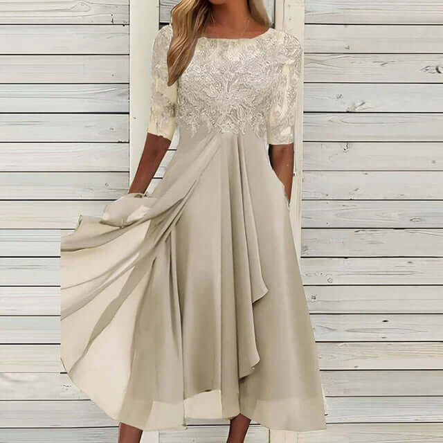 WW | Dunkelblaues Partykleid