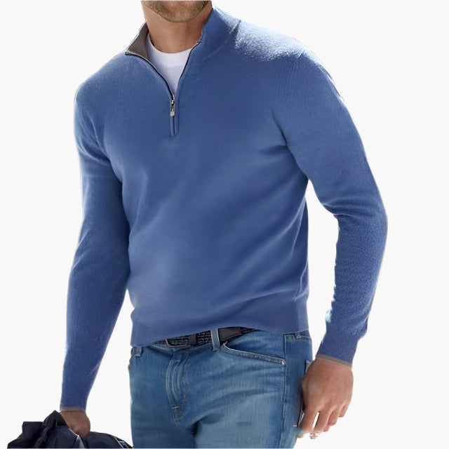 WW | Strickpullover mit Reißverschluss - Eleganter Freizeit- und Business-Look