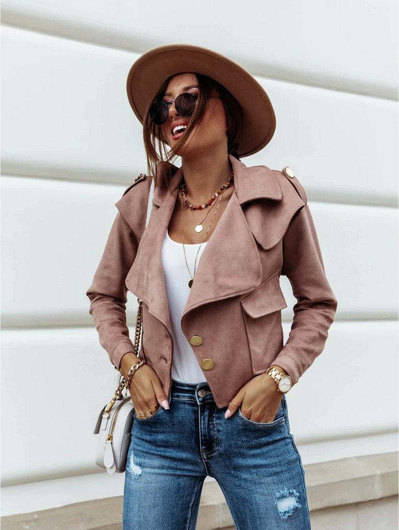 WW | Jacket Stilvolle Wildlederjacke Ist Ein Must Have für Diesen Frühling