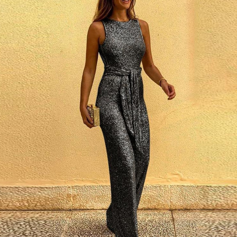 WW | Glitter Festive Jumpsuit for Women