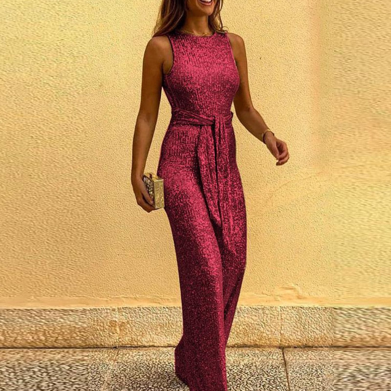 WW | Damen Glitzer Jumpsuit