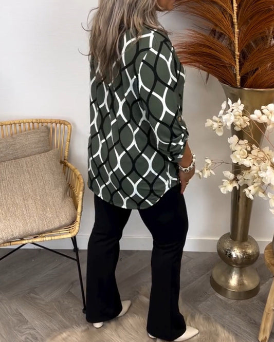 WW | Bluse mit grafischem Druck