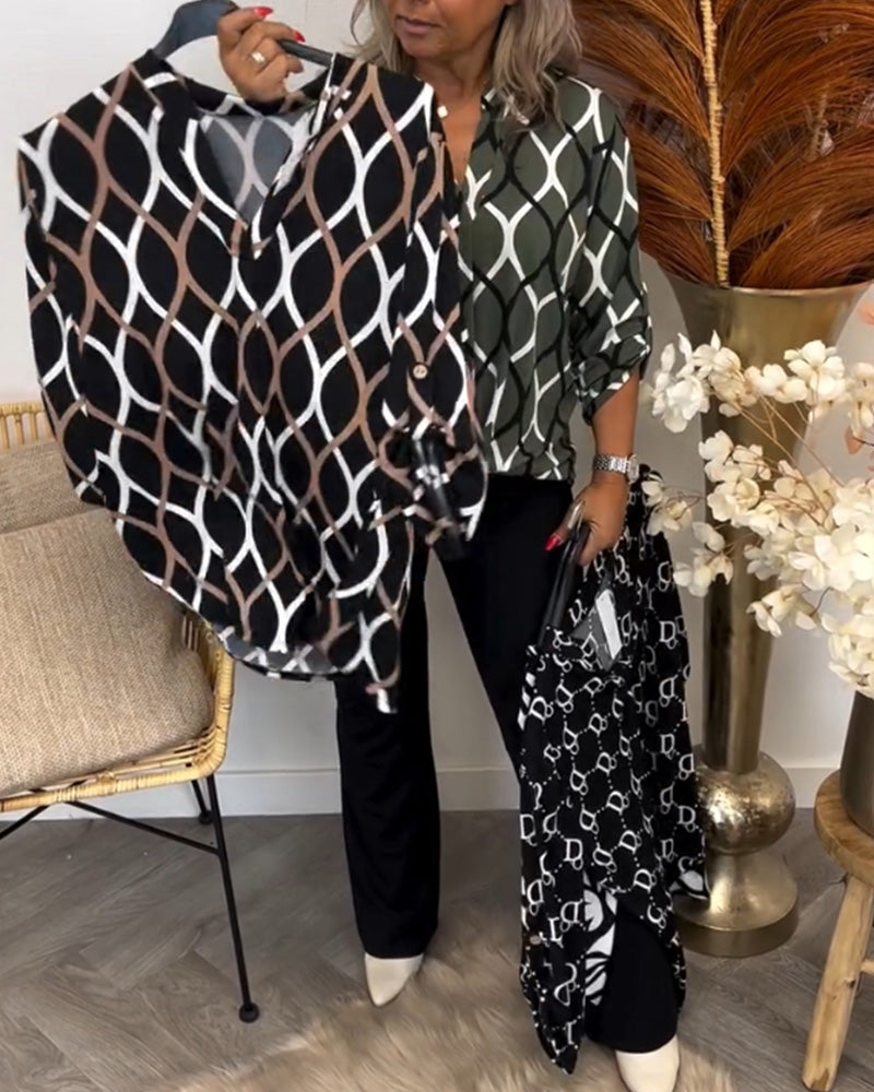 WW | Bluse mit grafischem Druck