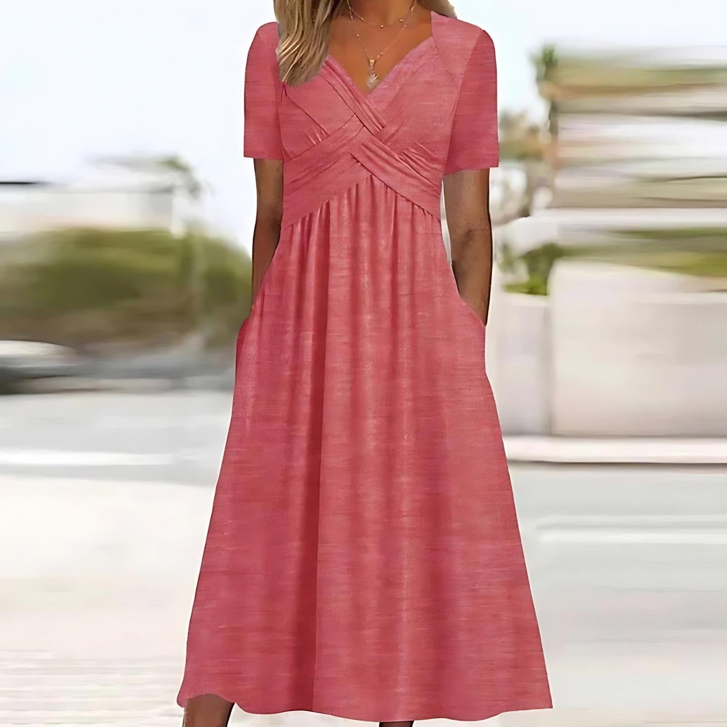 WW | Elegantes Midi-Kleid mit Schmeichelnder Bauchkontrolle