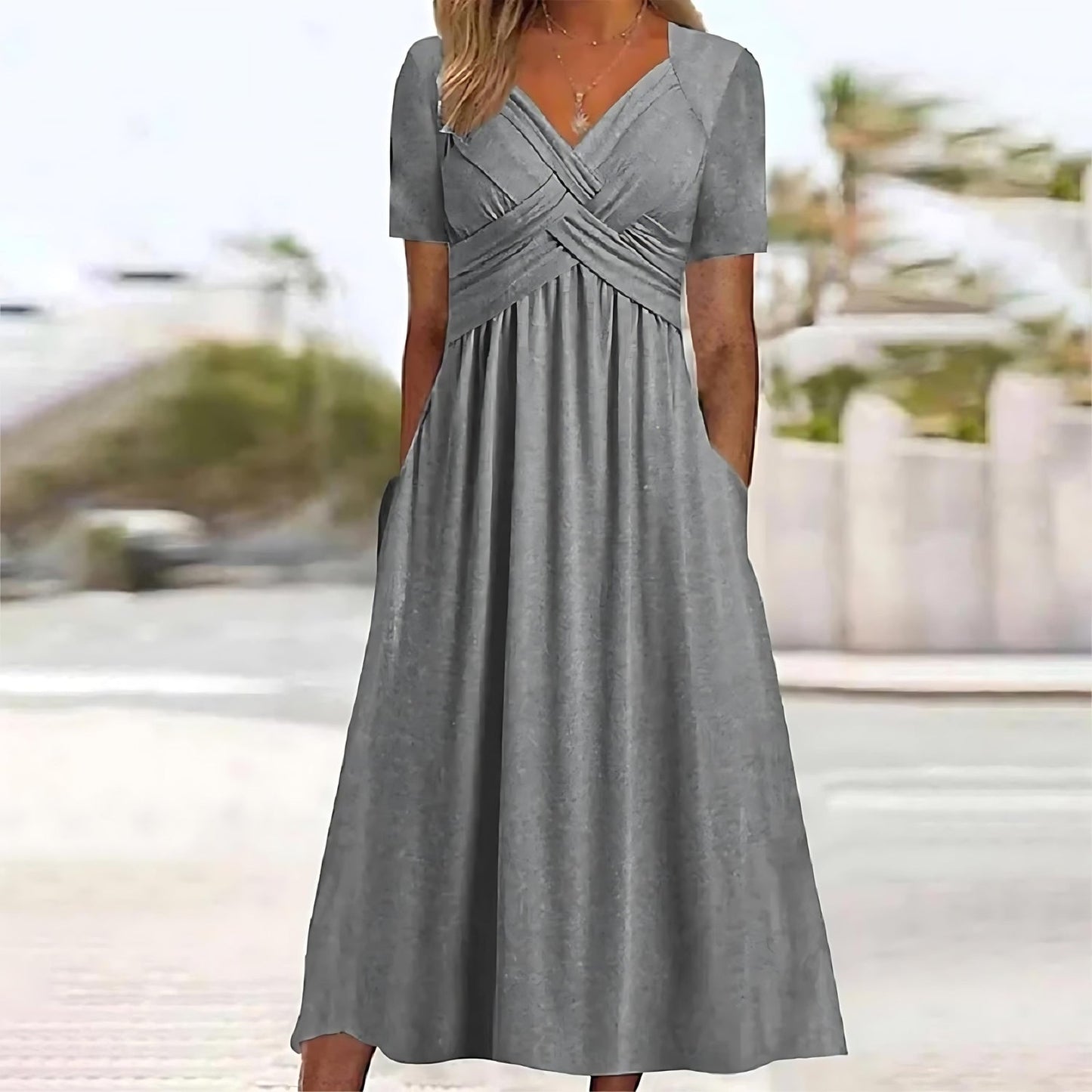 WW | Elegantes Midi-Kleid mit Schmeichelnder Bauchkontrolle