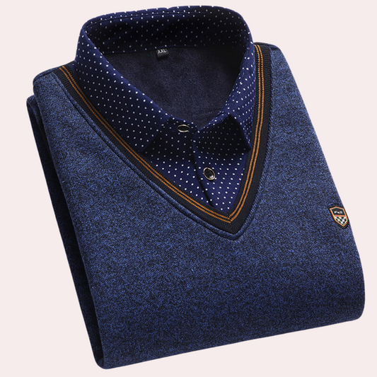 WW | Herrenpullover mit Kragen