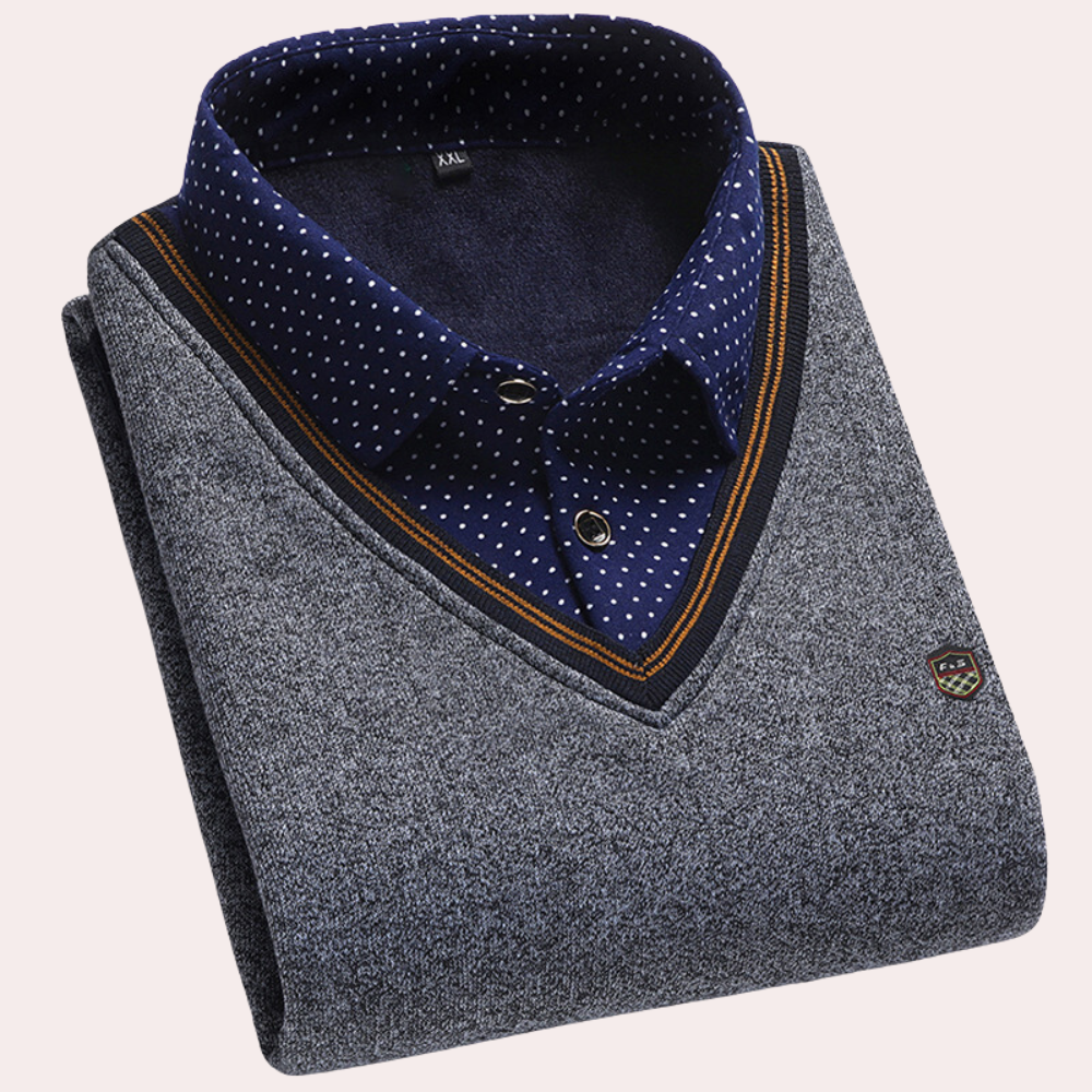 WW | Herrenpullover mit Kragen