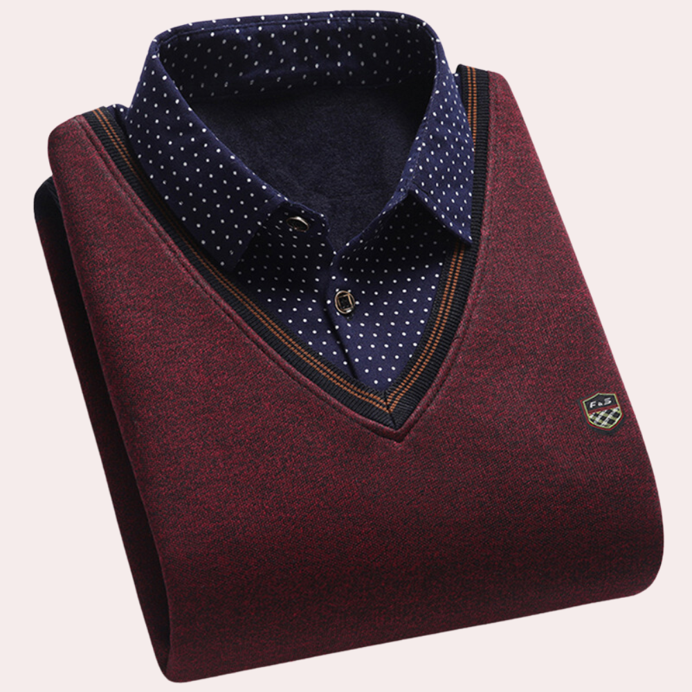 WW | Herrenpullover mit Kragen