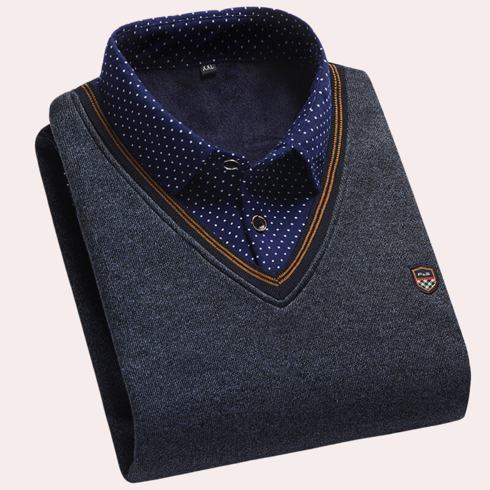 WW | Herrenpullover mit Kragen