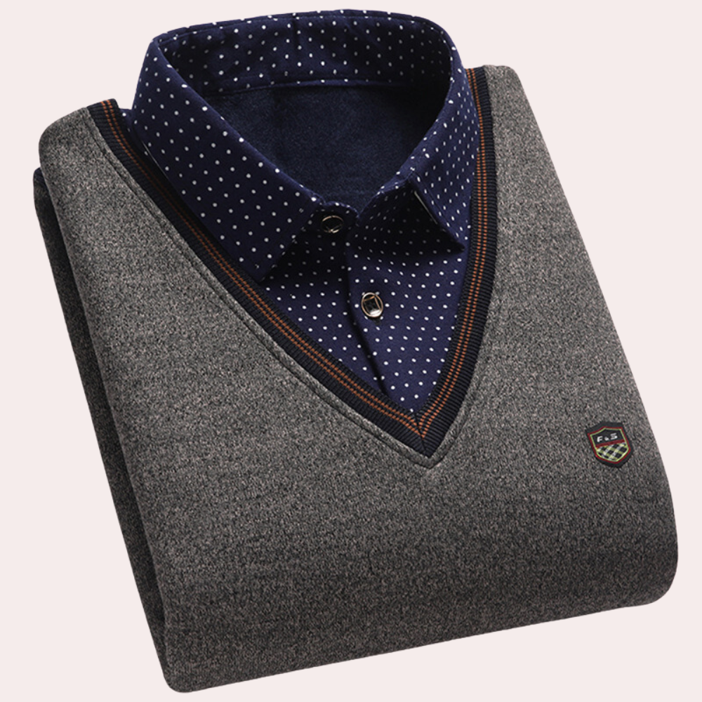 WW | Herrenpullover mit Kragen
