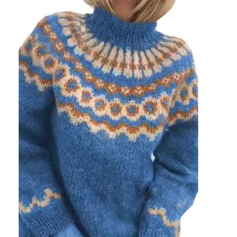 WW | Chunky Knit Sweater for Women - Winter Long Sleeve