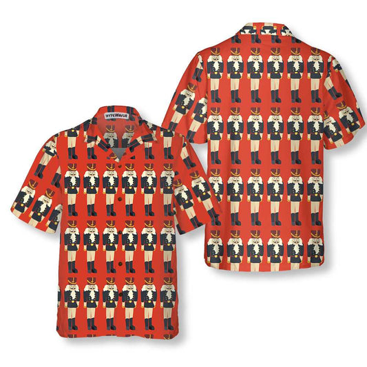 WW | Nutcracker Seamless Christmas Pattern Hawaiian Shirt, Funny Christmas Shirt, Christmas Gift