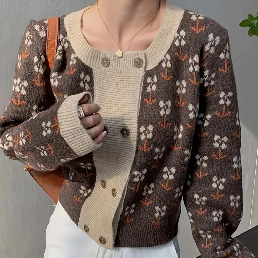 WW | Edle Elegante Strickjacke Für Damen Für Büro