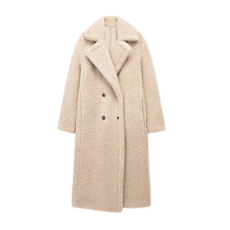 WW | Langer Teddy-Mantel – Stilvoll und warm für Damen