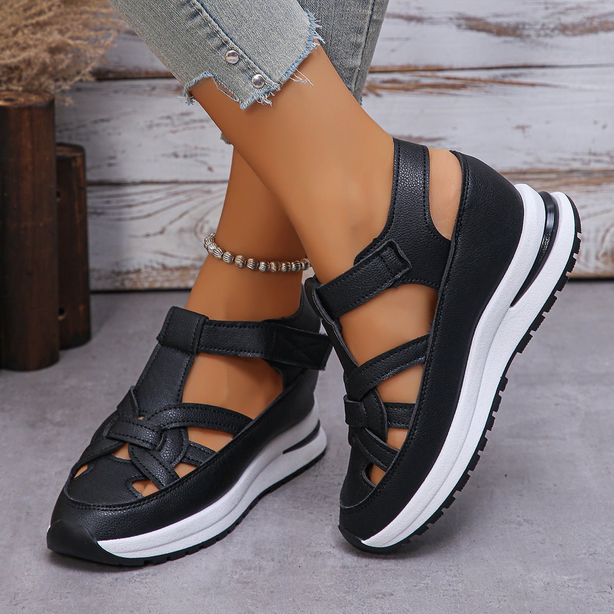 Alysson | Fashionable Orthopedic Velcro Sandals
