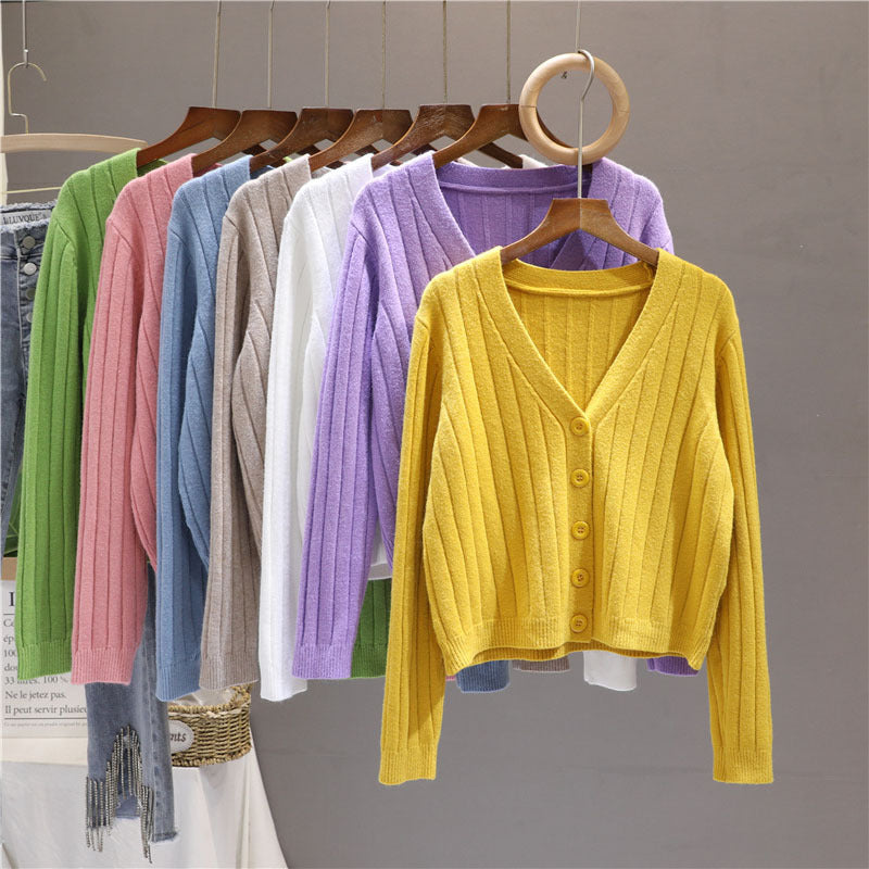 WW | Schnürgestrickter Pullover mit V-Ausschnitt für Damen