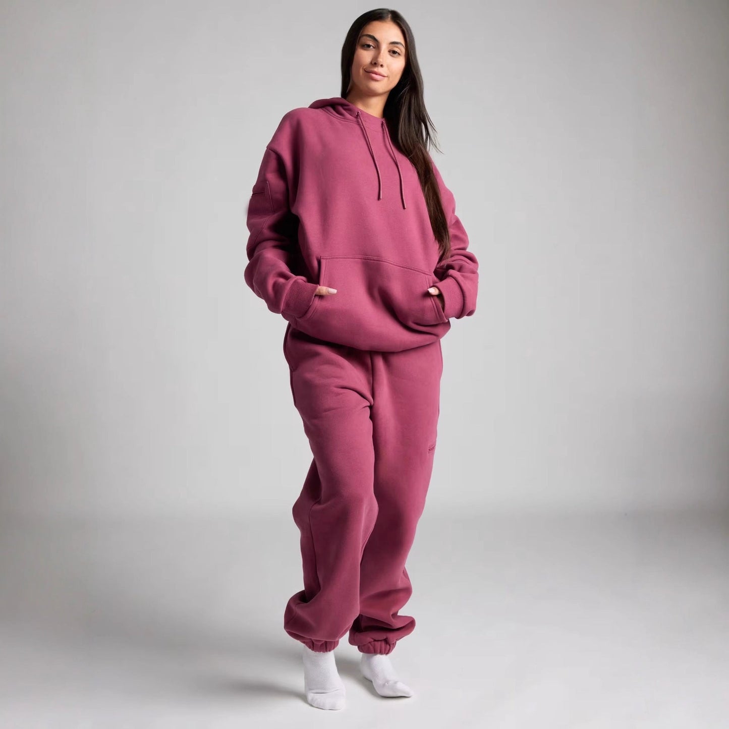 Damen Kapuzenpullover mit integrierter Schlafmaske WW