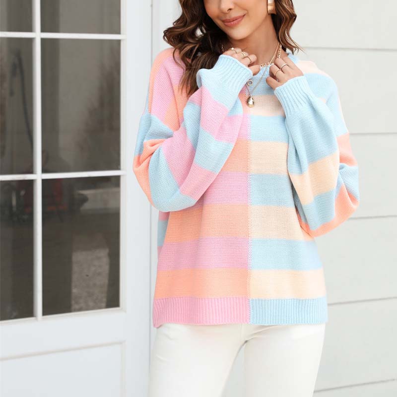 WW | Gestreifter Strickpullover für Stilvolle Outfits