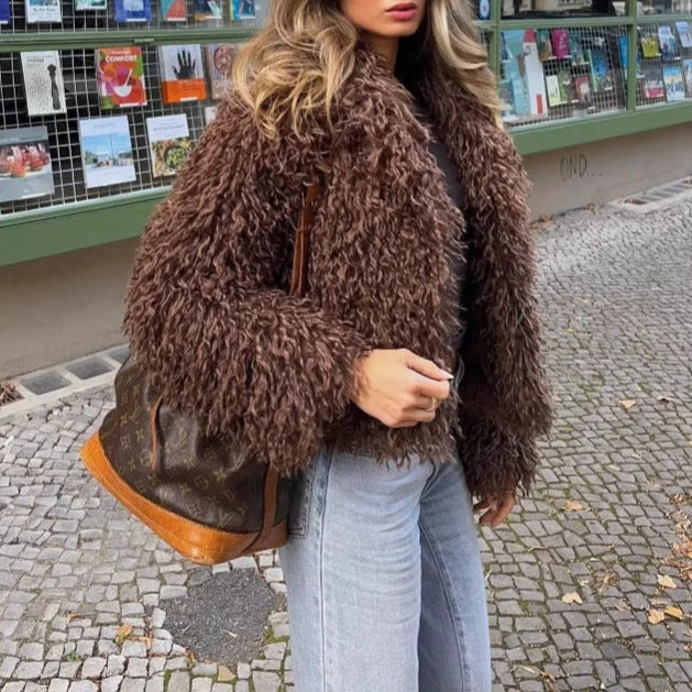 WW | Damen Fleece Jacke mit Weicher Fütterung & Kragen
