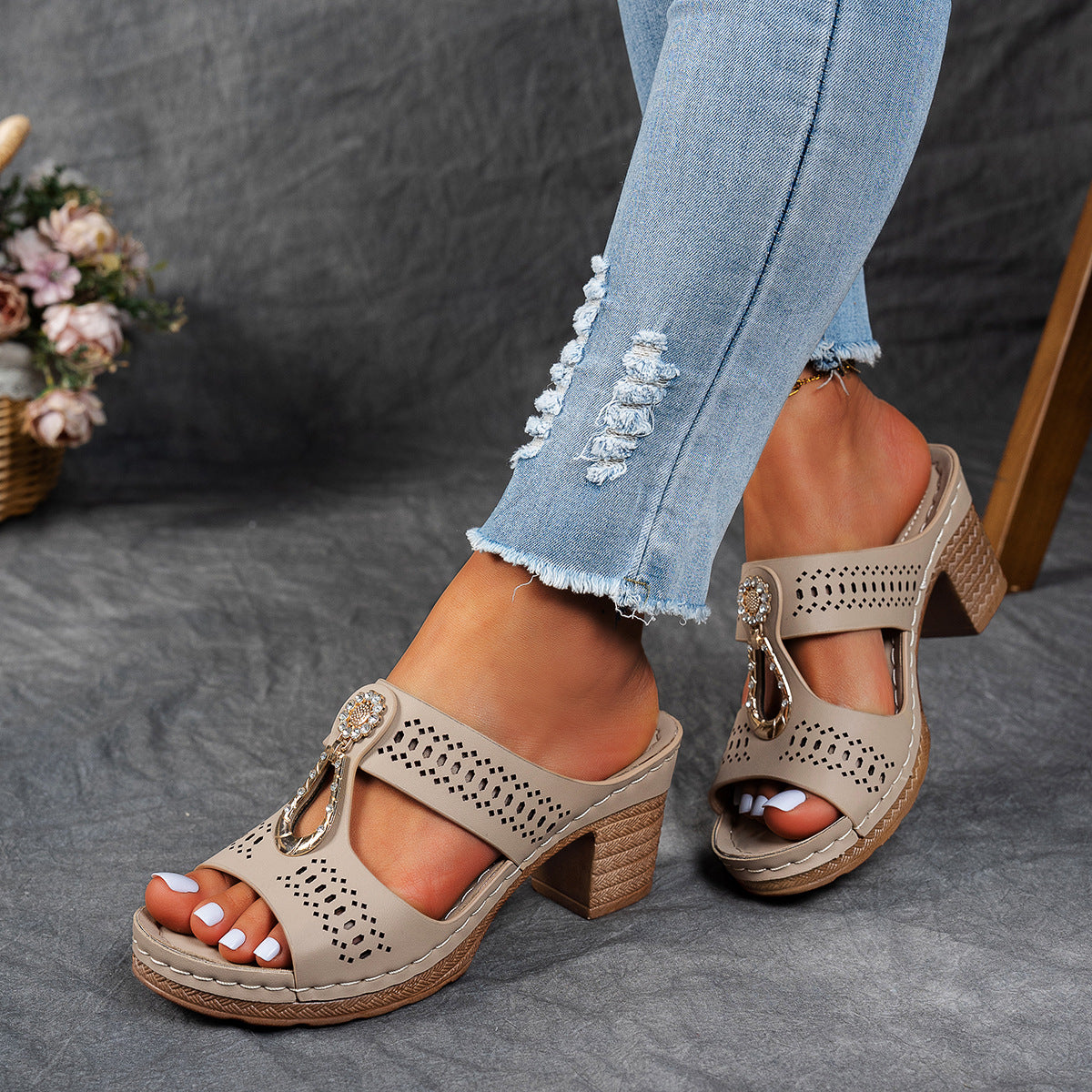 Helena | Orthopädische Strassabsatz-Sandalen