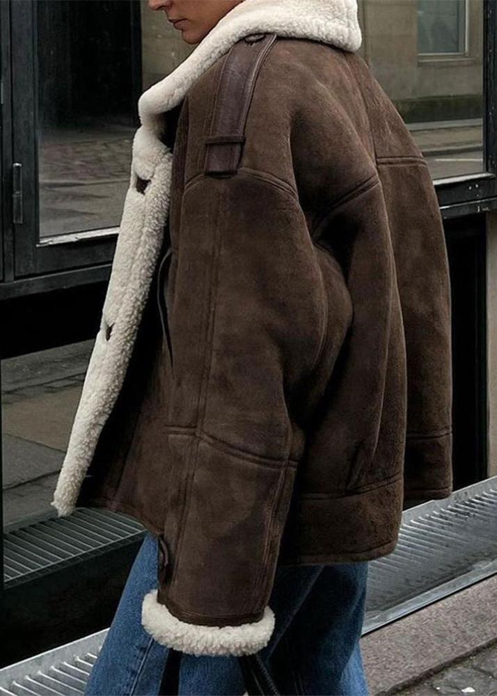 WW | Aviator-Lammfelljacke
