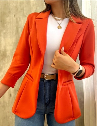 WW | Blazer Tailored fit Structured cut Hip length Long sleeves