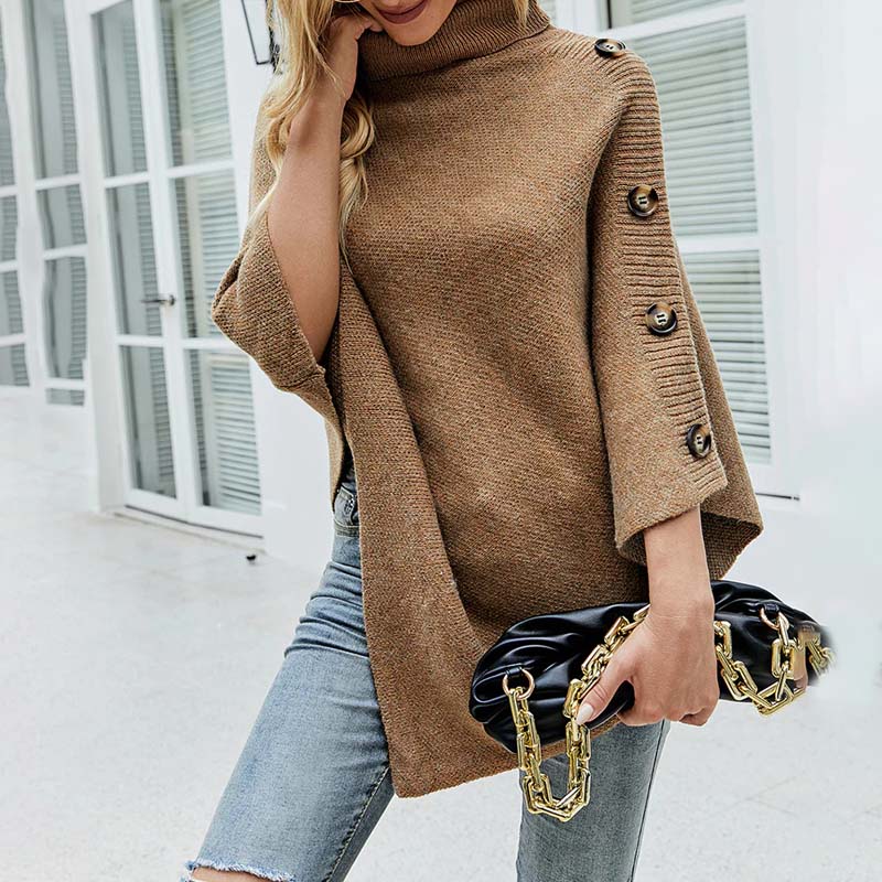 WW | Pullover Aus Einfarbiger Strickware mit Komfort