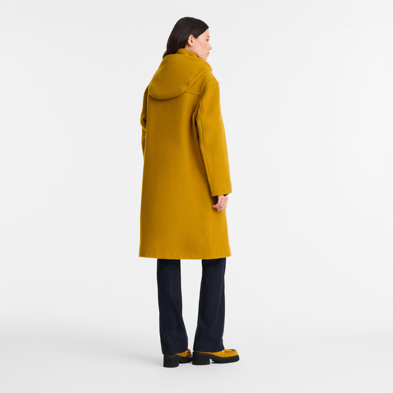 Damen Hochwertige Dufflecoat mit Kapuze und modernen Details WW