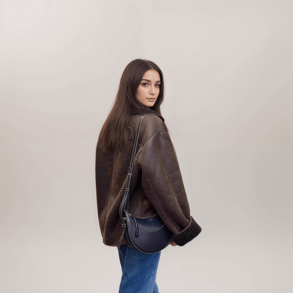 WW | Faux Shearling Jacke - Warm & Stilvoll - Lederlook - Winter-Essential