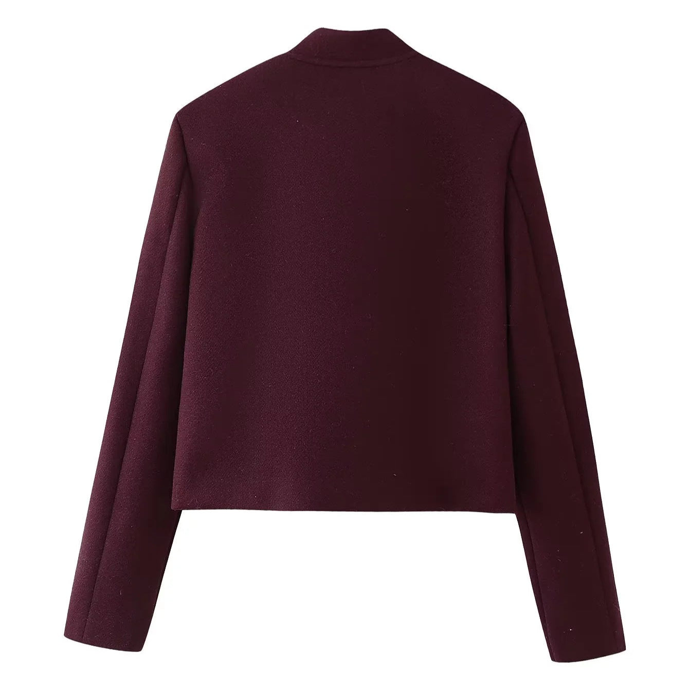 WW | Damen Stylisches Kurzes Jacket mit Taschen & Knöpfen