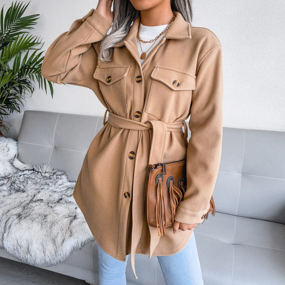 WW | Utility Shirt Jacke - Verstellbare Taille - Weicher Baumwollmix - Lässiges Layering