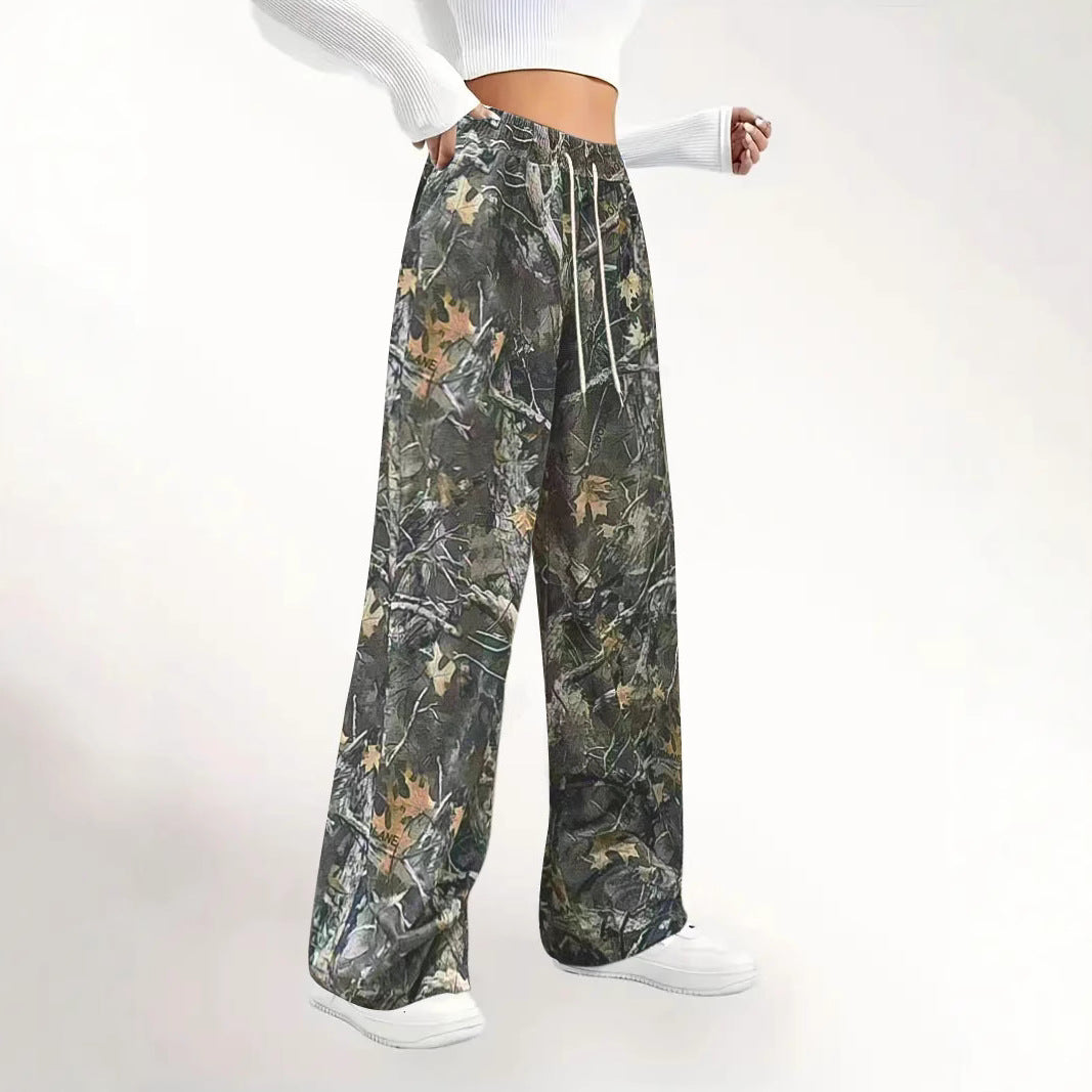 Damen Bequeme Cargohose im angesagten Camouflage-Design WW
