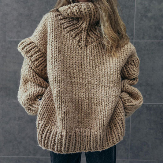 WW | Übergroßer Lässiger Pullover