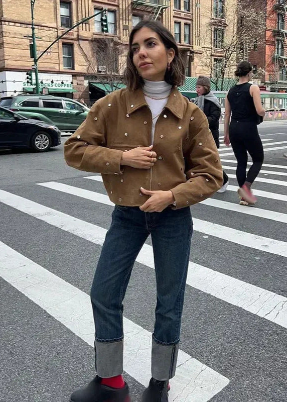 WW | Suede Cropped Jacket