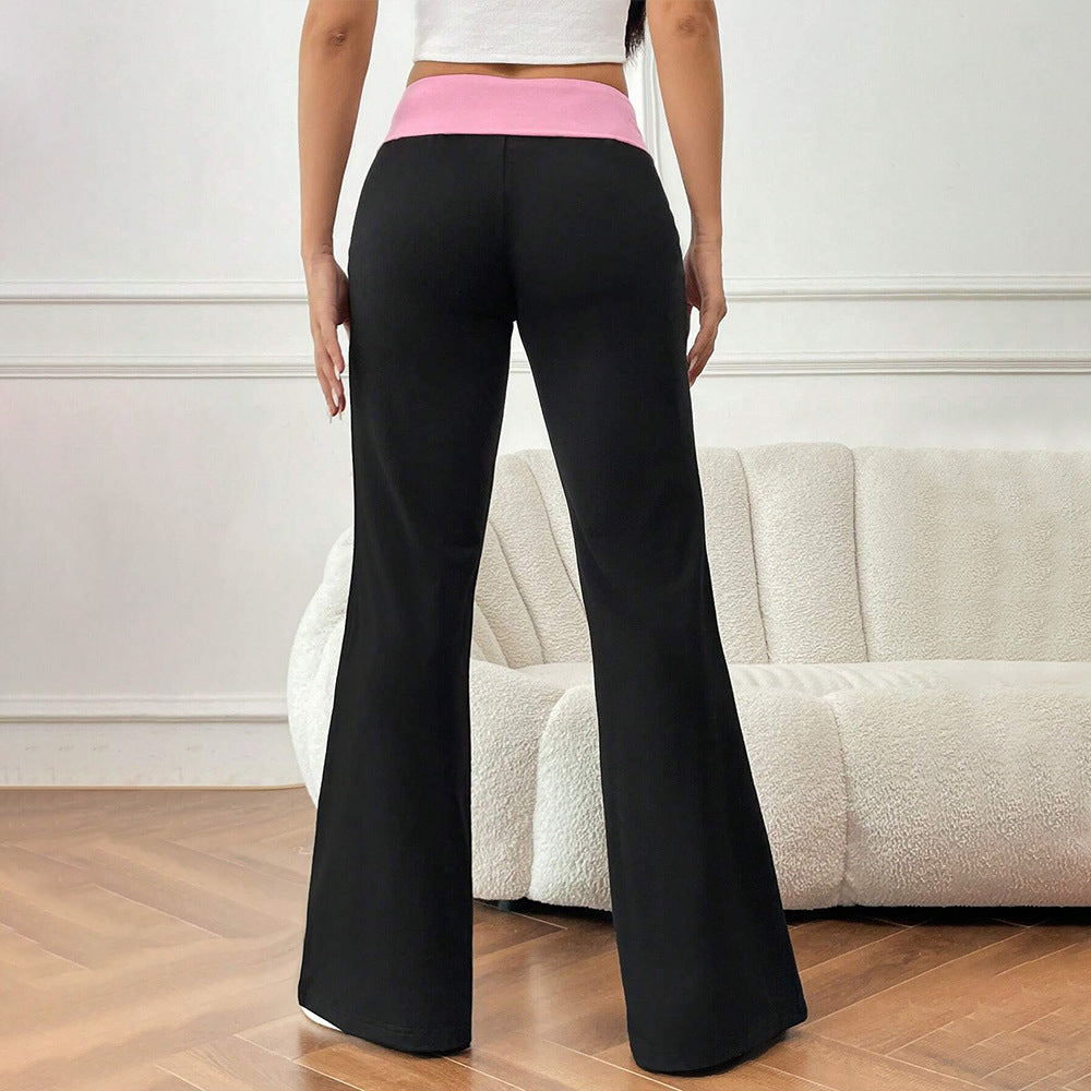 Damen Flared Jogginghosen mit stylischem Bund W&W