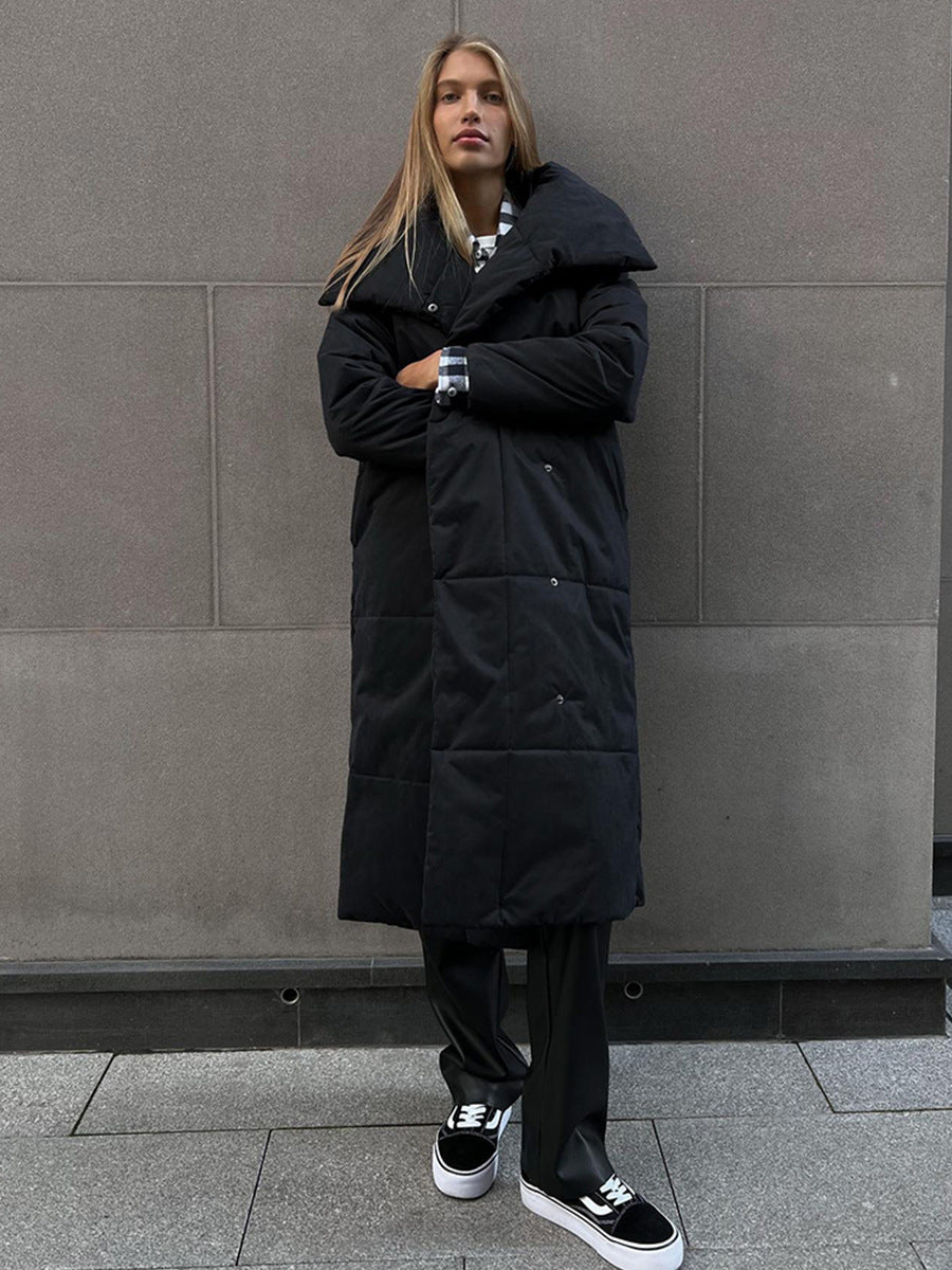 WW | Long Puffer Jacket with Belt