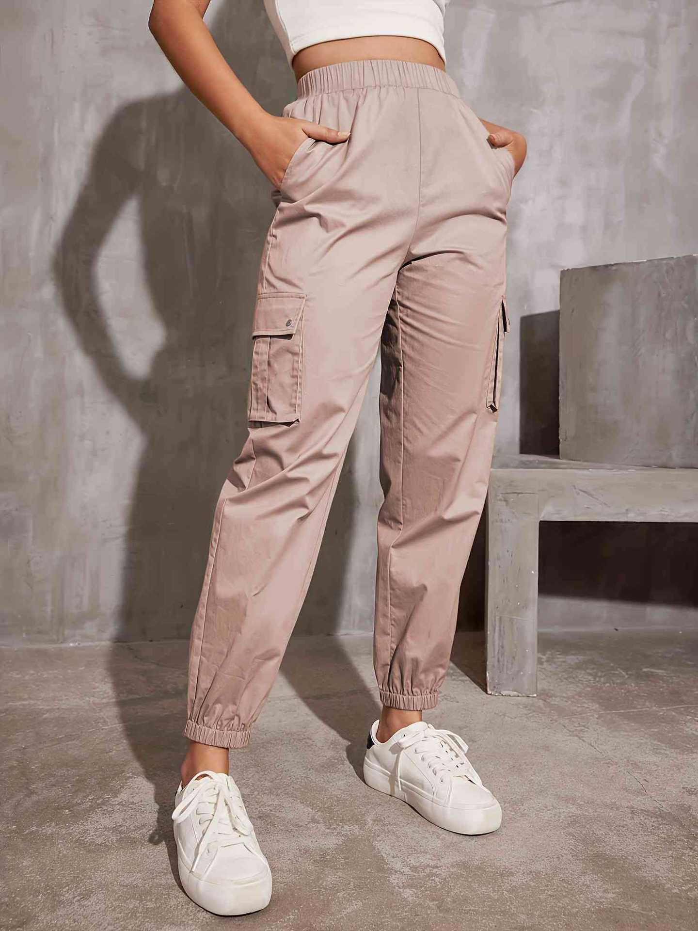 Damen Cargo-Hose mit ergonomischem Schnitt und praktischen Taschen W&W