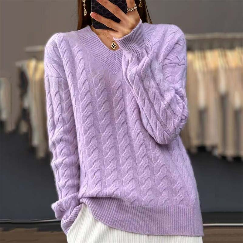 WW | Pullover Aus Gedrehtem Strick